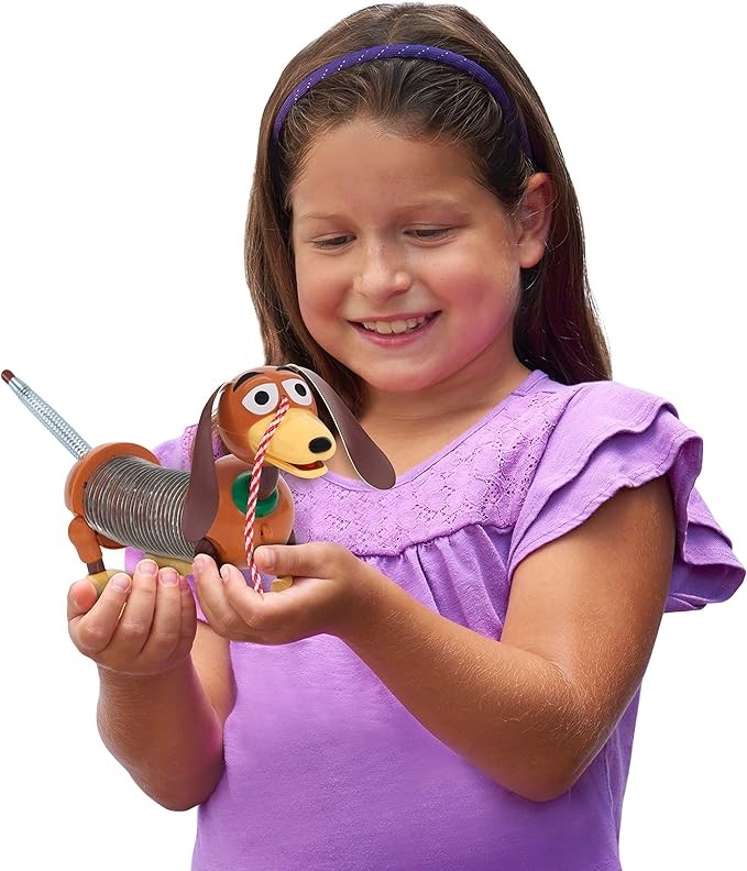 Retro Slinky Dog Jr, the Original Walking Spring Toy, Kids Toys for Ages 18 Month by Just Play