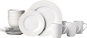AmazonBasics 16-Piece Dinnerware Set, Service for 4