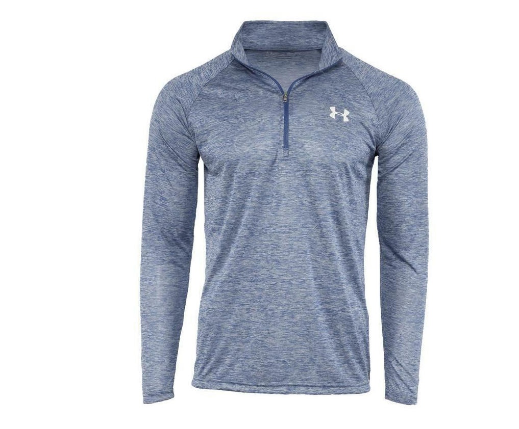 New With Tags Mens Under Armour 1/2 Zip Tech Muscle Pullover Long Sleeve Shirt