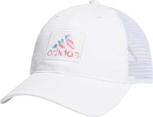 adidas Men's Mesh Back Relaxed Crown Snapback Adjustable Fit Cap