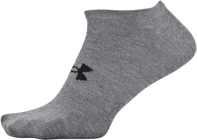 Under Armour Men's Essential Lite No Show Socks, 6-Pairs