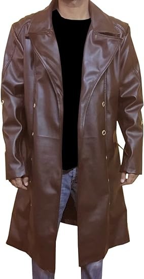 ABz Leathers Men's Stylish Brown Limited Edition Gaming Coat