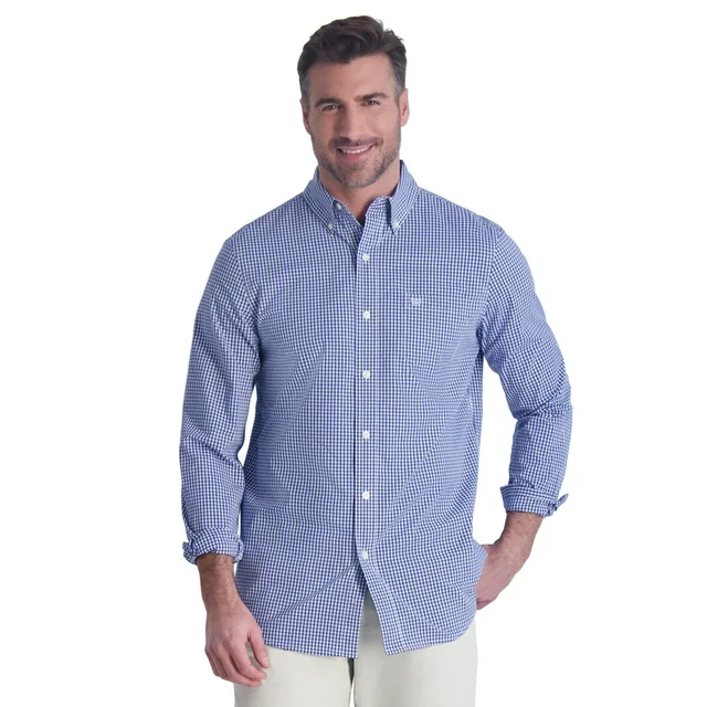 Chaps Men's Easy Care Woven Button Down Shirt, Sizes S-2XL